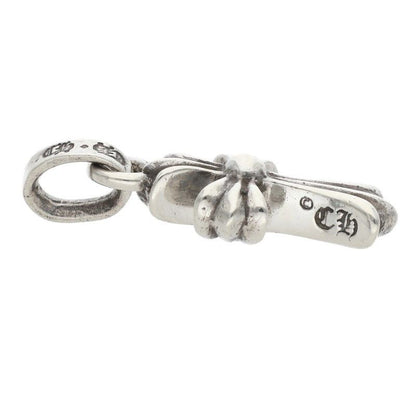 Chrome Hearts Crs Baby Fat Charm Silver Necklace Top — view 3