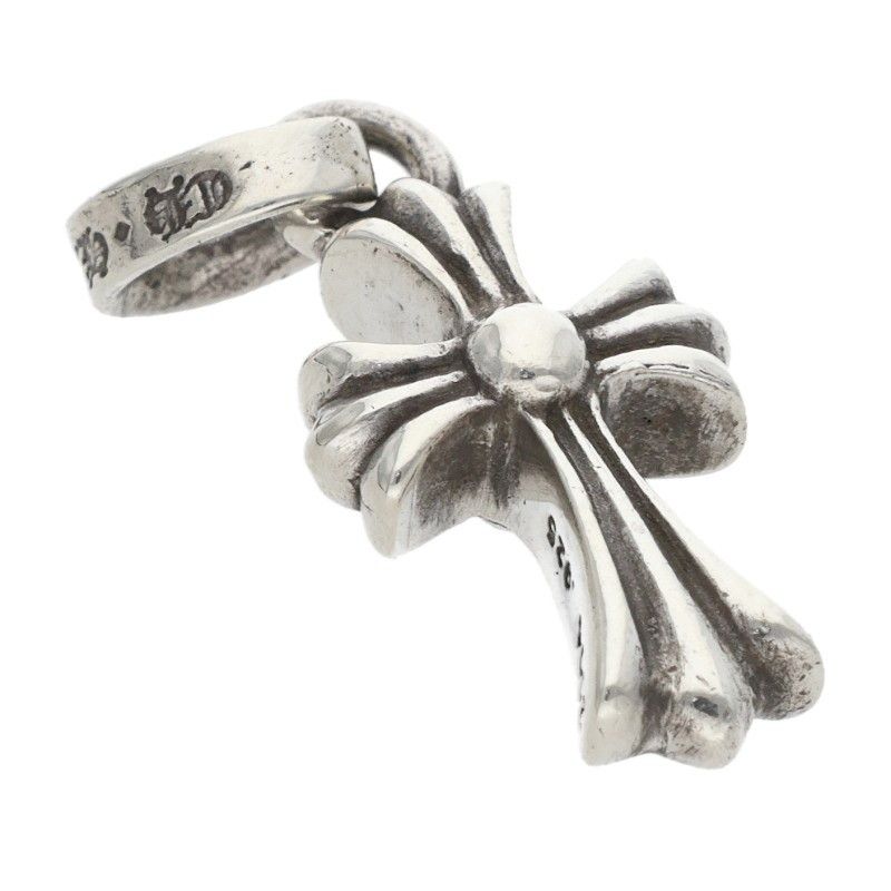 Chrome Hearts Crs Baby Fat Charm Silver Necklace Top — view 5