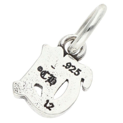 Chrome Hearts Stack Alphabet Charm Initial Silver Necklace Top — view 2