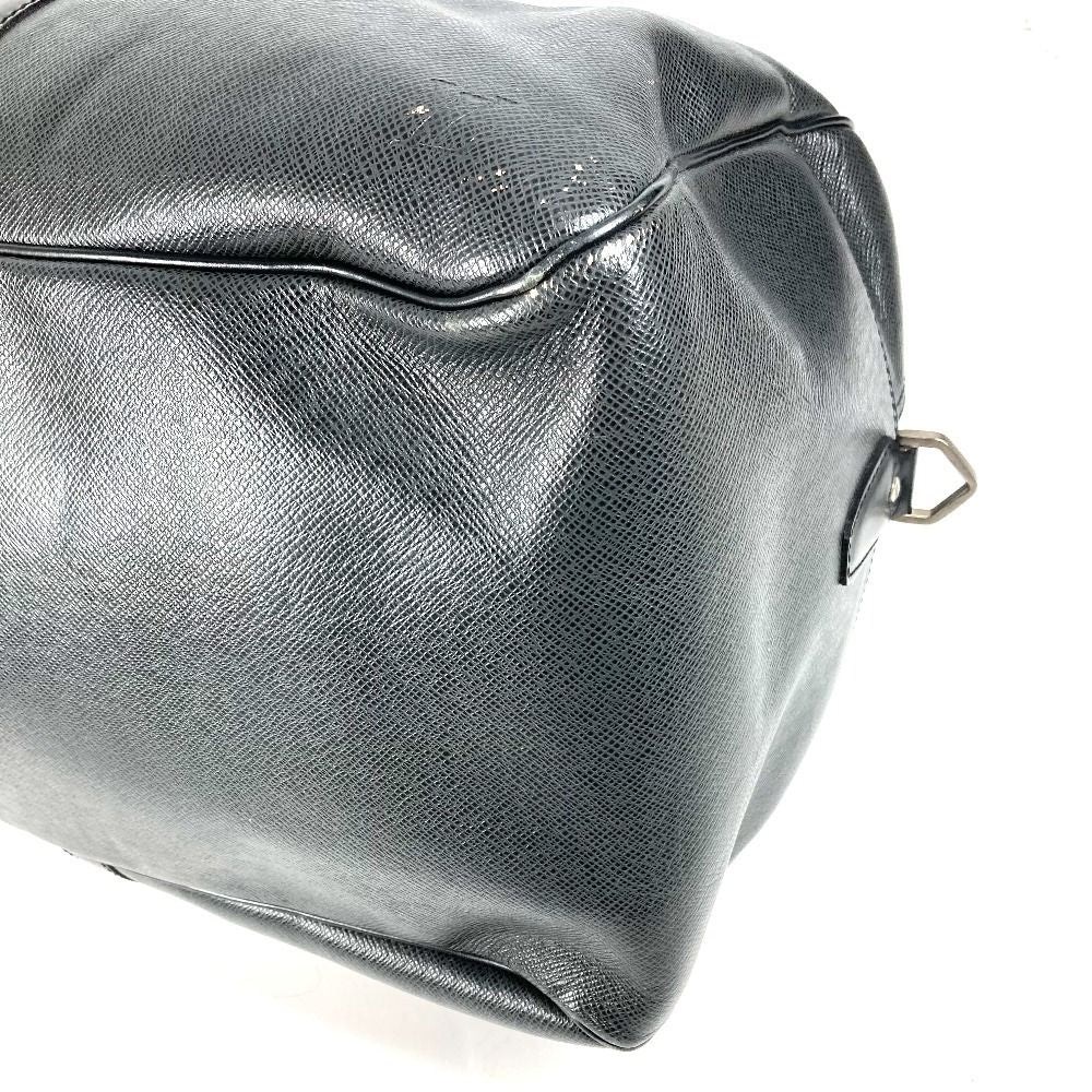 Louis Vuitton Boston Bag Kendall GM Taiga Leather Ardoise Black — view 6