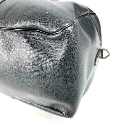 Louis Vuitton Boston Bag Kendall GM Taiga Leather Ardoise Black — view 6