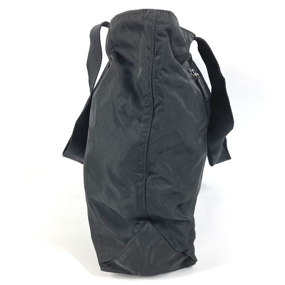 Prada Shoulder Bag Triangle Logo Nylon Black — view 3
