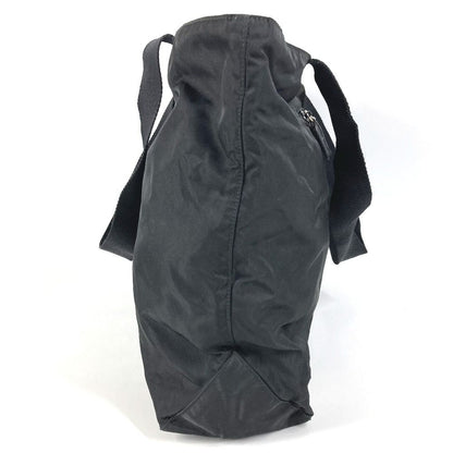 Prada Shoulder Bag Triangle Logo Nylon Black — view 3
