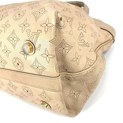 Louis Vuitton Handbag Seal PM Monogram Mahina Leather Beige — view 6