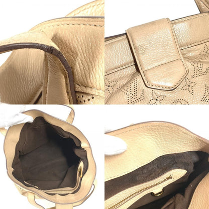 Louis Vuitton Handbag Seal PM Monogram Mahina Leather Beige — view 8
