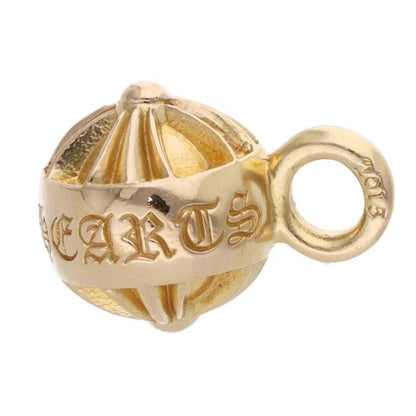 Chrome Hearts 22k Banded Plus Bead MD Beads Gold Necklace Top — view 4