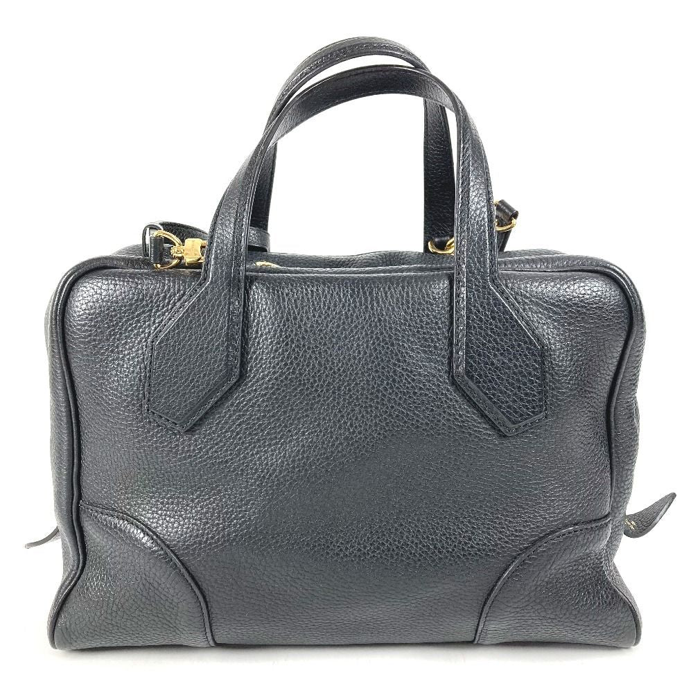 Louis Vuitton Handbag Dora Ultra Soft MM Taurillon Leather Noir Black — view 2