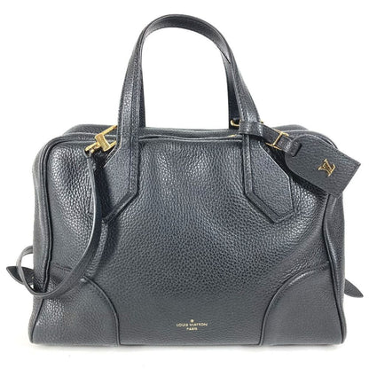 Louis Vuitton Handbag Dora Ultra Soft MM Taurillon Leather Noir Black