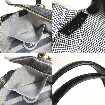 Louis Vuitton Handbag Dora Ultra Soft MM Taurillon Leather Noir Black — view 9