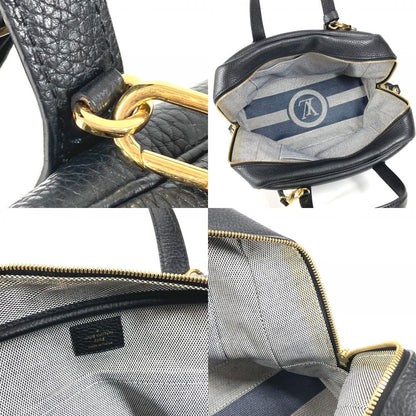 Louis Vuitton Handbag Dora Ultra Soft MM Taurillon Leather Noir Black — view 8
