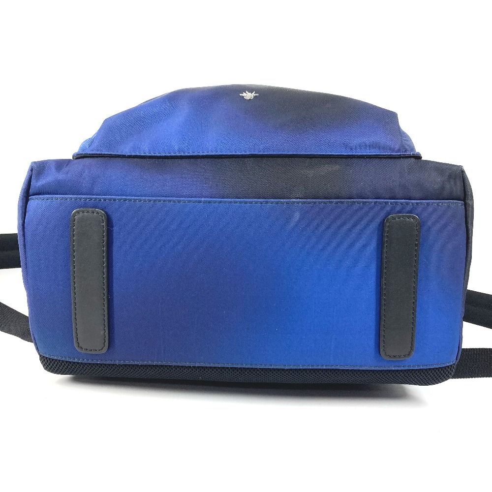 Dior Backpack Logo Gradient Nylon Blue — view 5