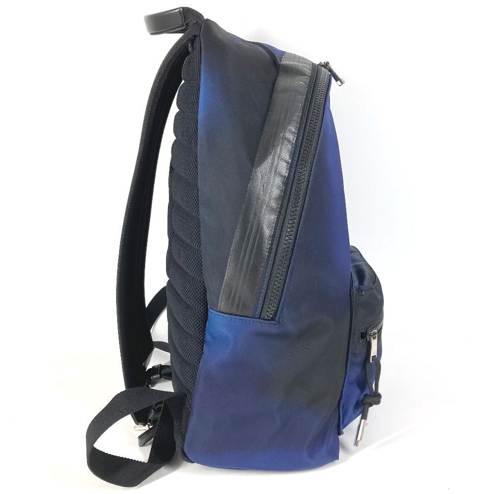 Dior Backpack Logo Gradient Nylon Blue — view 4