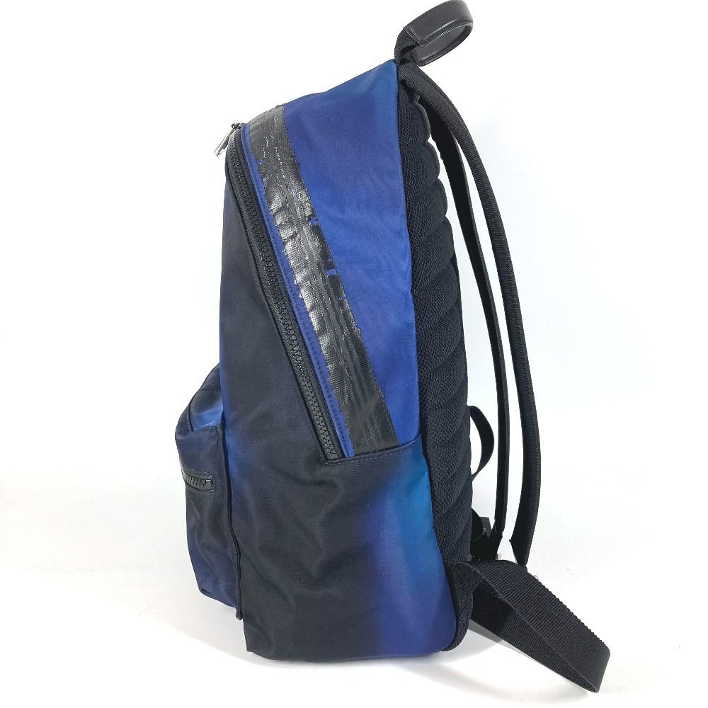 Dior Backpack Logo Gradient Nylon Blue — view 3