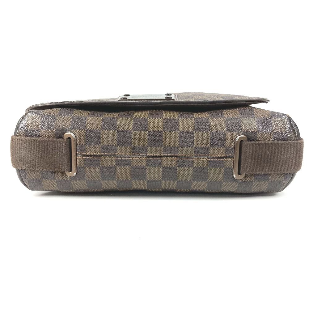 Louis Vuitton Shoulder Bag Brooklyn MM Damier Canvas Ebene Brown — view 5