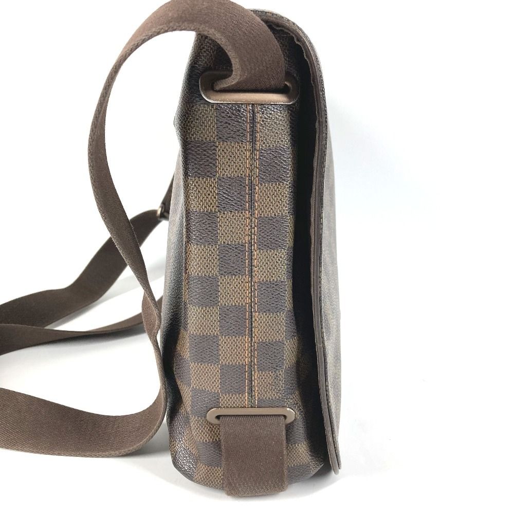Louis Vuitton Shoulder Bag Brooklyn MM Damier Canvas Ebene Brown — view 3