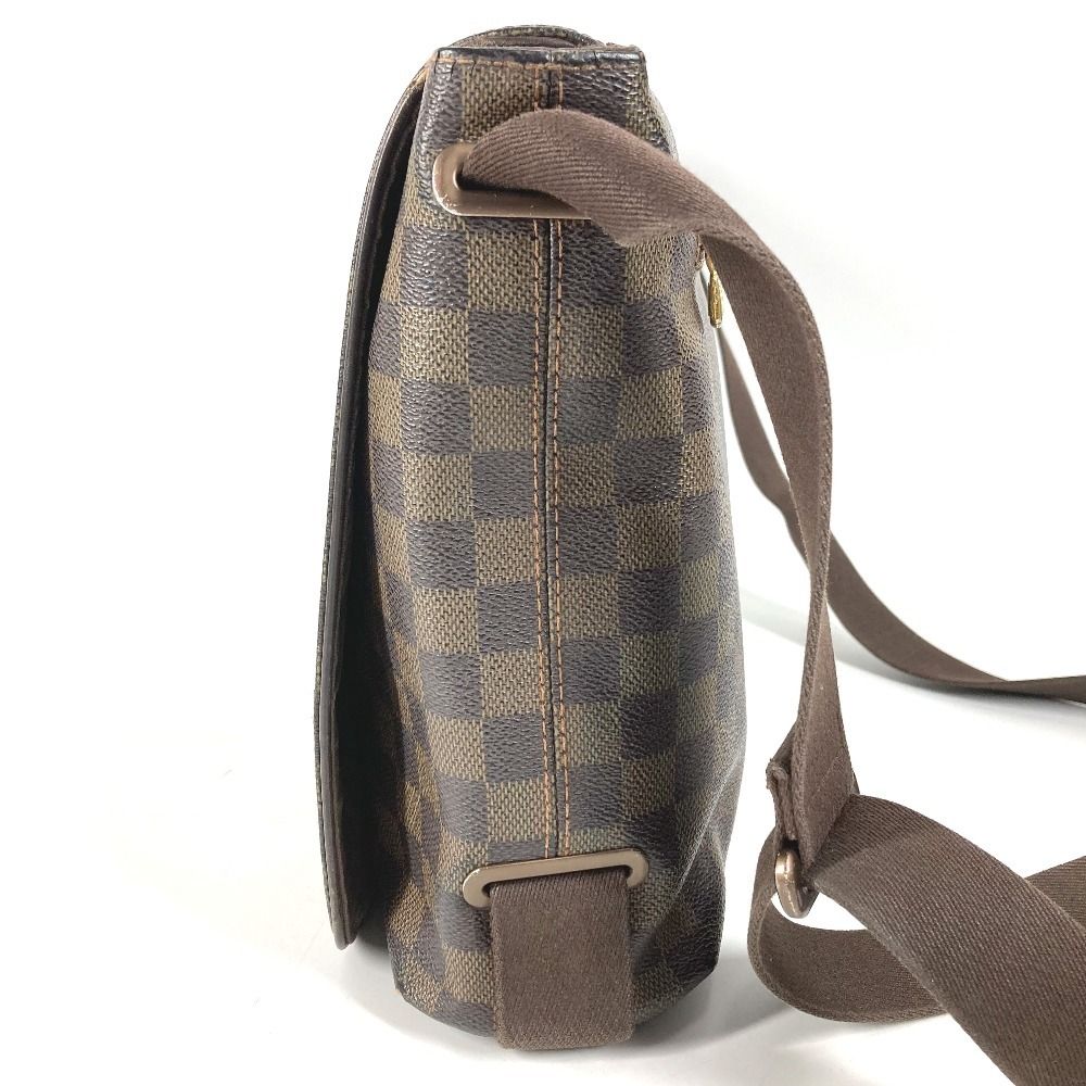 Louis Vuitton Shoulder Bag Brooklyn MM Damier Canvas Ebene Brown — view 4