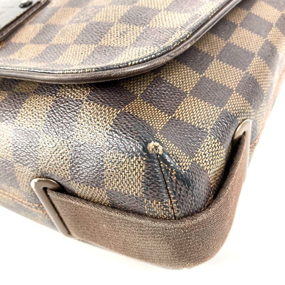 Louis Vuitton Shoulder Bag Brooklyn MM Damier Canvas Ebene Brown — view 6