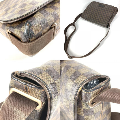 Louis Vuitton Shoulder Bag Brooklyn MM Damier Canvas Ebene Brown — view 7