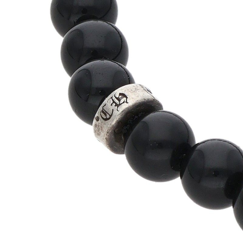 Chrome Hearts 6 mm Bead Bracelet Foti Delfino MM Black — view 4