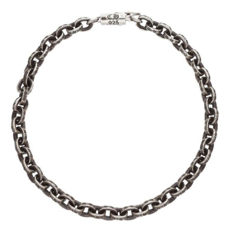 Chrome Hearts Paper Chain Silver Bracelet