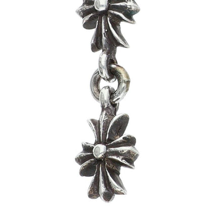 Chrome Hearts Tiny CH Pls 3 Ech Plus 3 Drop Silver Earrings — view 5