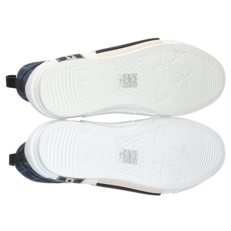 Dior Denim Tears Oak All Over Pattern Flower Print High Cut Sneakers — view 3