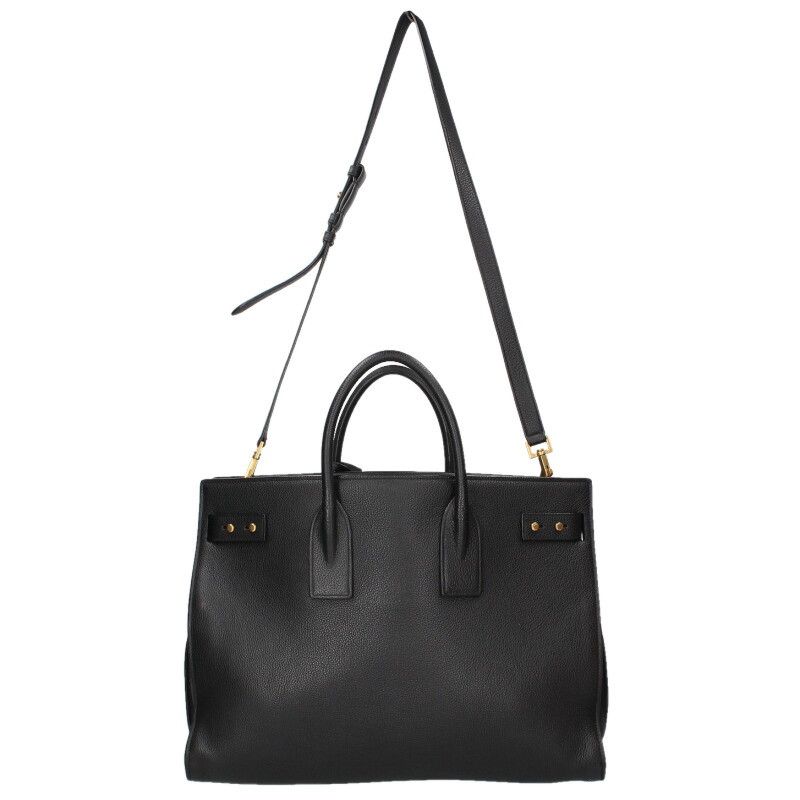 Saint Laurent Paris Large Sac de Jour Leather Handbag — view 2