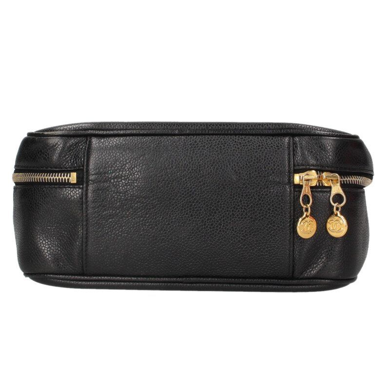 Chanel Vanity CC Logo Caviar Leather 2-Way Handbag — view 4