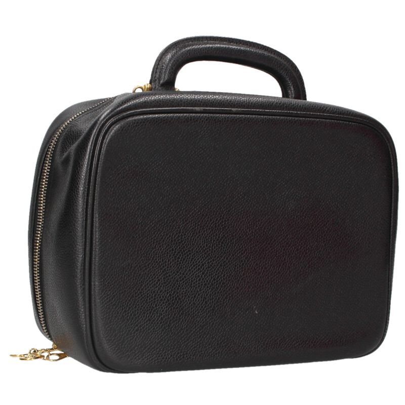 Chanel Vanity CC Logo Caviar Leather 2-Way Handbag — view 2