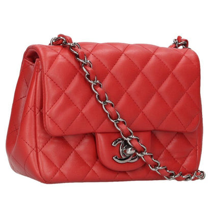 Chanel Mini Quilted 16 Lambskin Chain Shoulder Bag