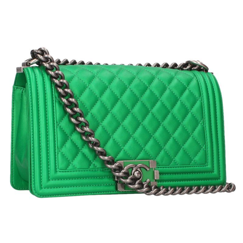 Chanel 25 Quilted Calfskin Chain Shoulder Bag
