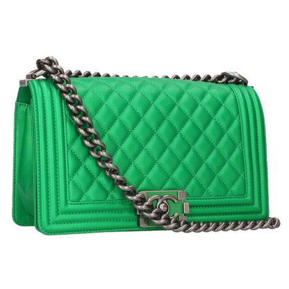 Chanel 25 Quilted Calfskin Chain Shoulder Bag