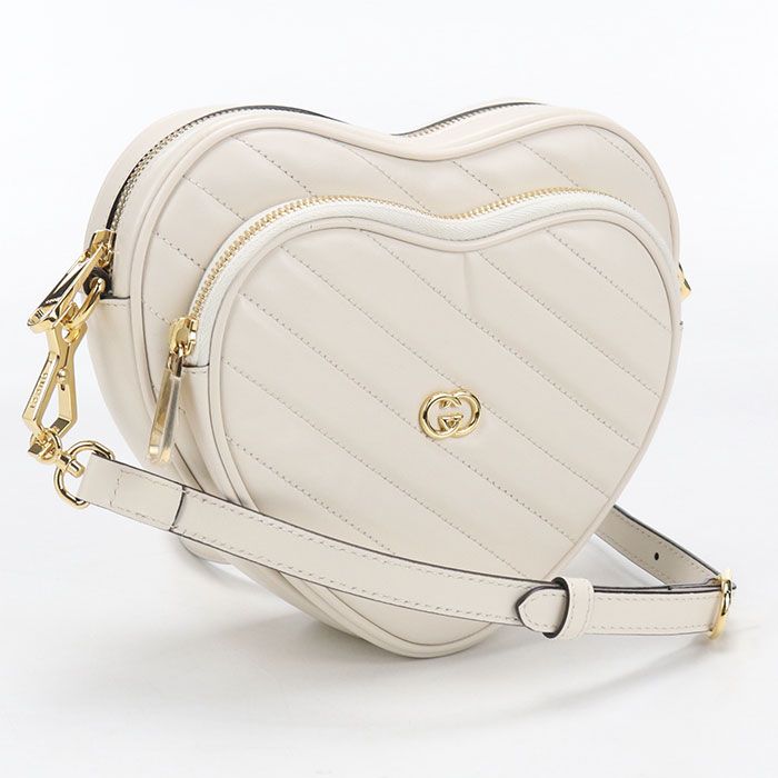 Gucci Interlocking Crossbody Shoulder Bag Leather