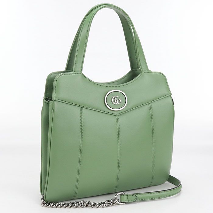 Gucci 2-Way Petit GG Tote Leather