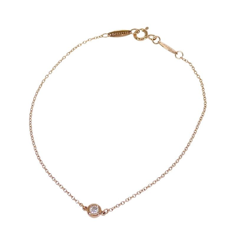 Tiffany & Co Diamond by the Yard Elsa Peretti Bracelet 18k Gold