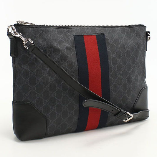 Gucci GG Supreme Crossbody Shoulder Bag Leather