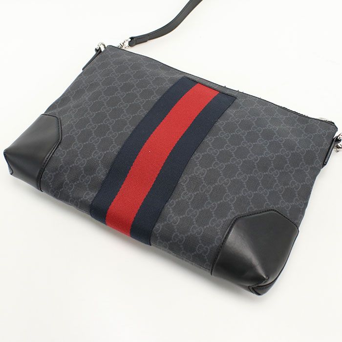Gucci GG Supreme Crossbody Shoulder Bag Leather — view 2