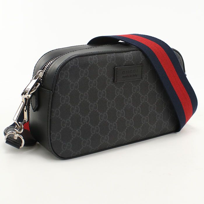 Gucci GG Supreme Crossbody Shoulder Bag Leather