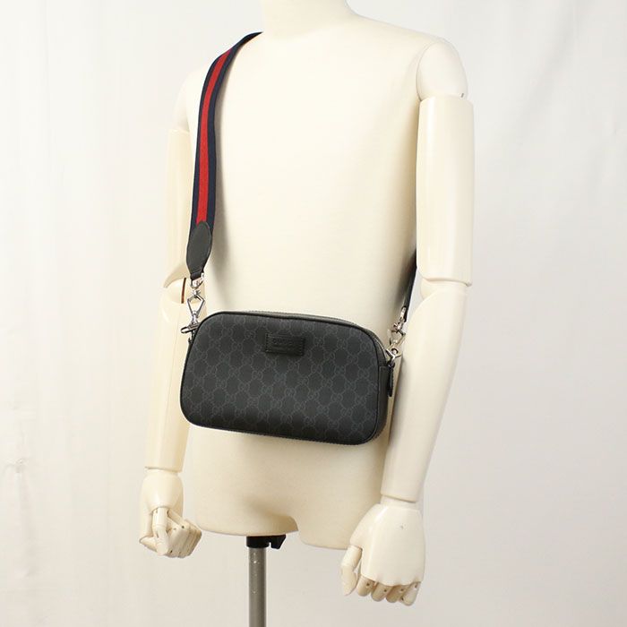 Gucci GG Supreme Crossbody Shoulder Bag Leather — view 6