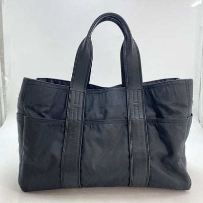 Hermes Acapulco Leather Nylon Hand Tote Black — view 2