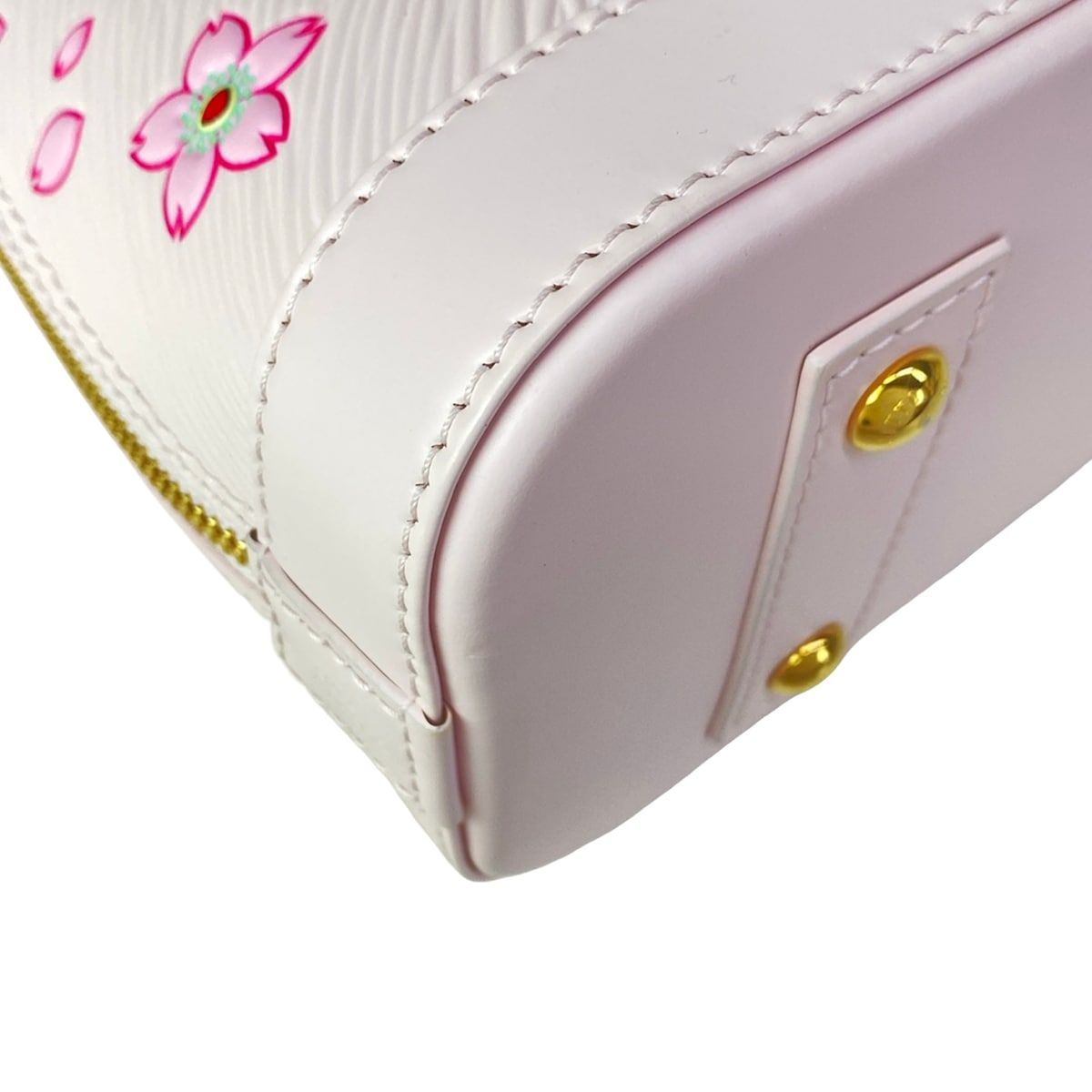 Louis Vuitton Handbag Monogram Cherry Blossom LV Tm Alma BB Pink Leather Cowhide — view 8
