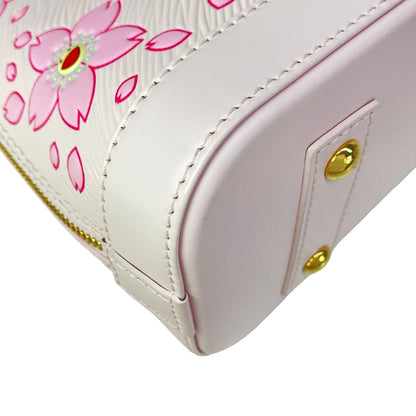 Louis Vuitton Handbag Monogram Cherry Blossom LV Tm Alma BB Pink Leather Cowhide — view 6