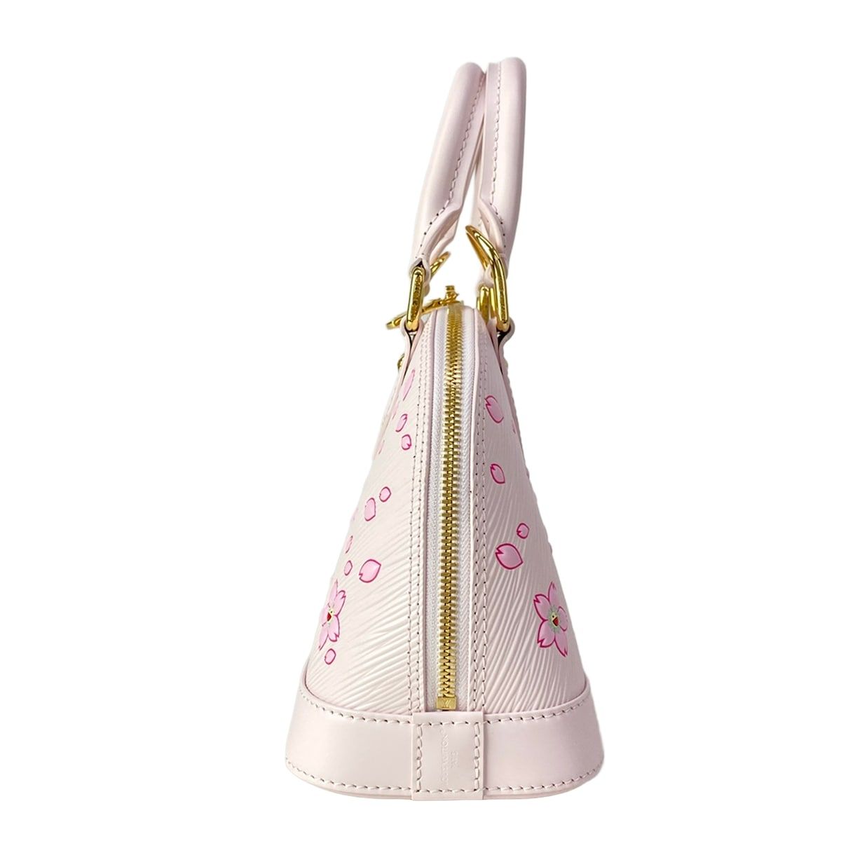 Louis Vuitton Handbag Monogram Cherry Blossom LV Tm Alma BB Pink Leather Cowhide — view 4