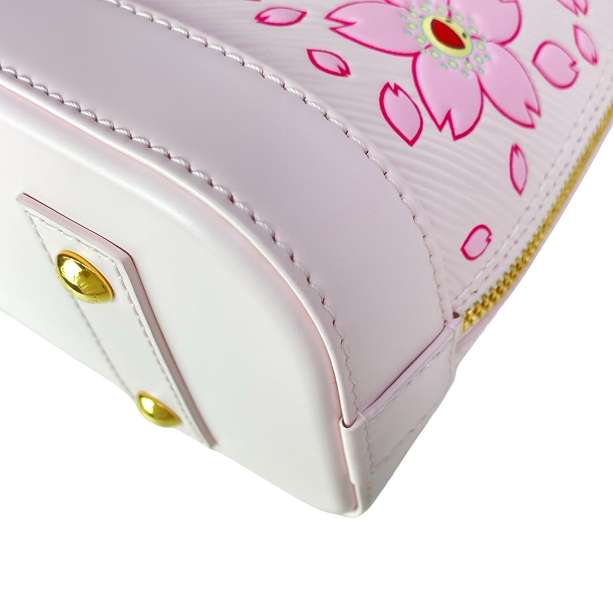 Louis Vuitton Handbag Monogram Cherry Blossom LV Tm Alma BB Pink Leather Cowhide — view 9
