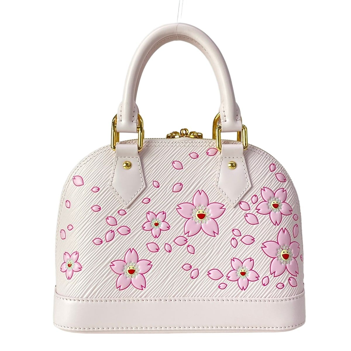 Louis Vuitton Handbag Monogram Cherry Blossom LV Tm Alma BB Pink Leather Cowhide — view 3