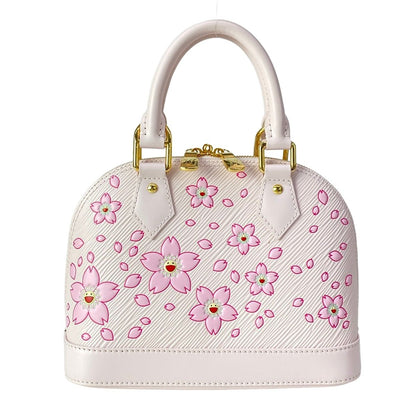 Louis Vuitton Handbag Monogram Cherry Blossom LV Tm Alma BB Pink Leather Cowhide