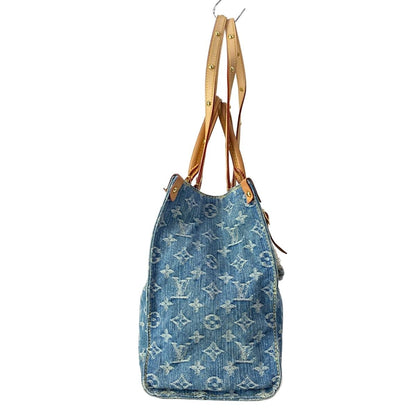 Louis Vuitton Tote Monogram Denim On The Go MM Blue — view 2