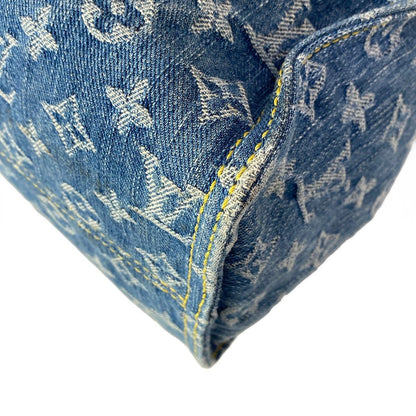 Louis Vuitton Tote Monogram Denim On The Go MM Blue — view 9