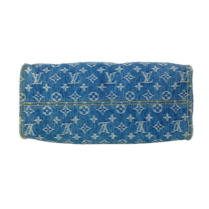 Louis Vuitton Tote Monogram Denim On The Go MM Blue — view 5
