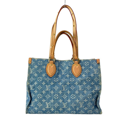 Louis Vuitton Tote Monogram Denim On The Go MM Blue — view 3